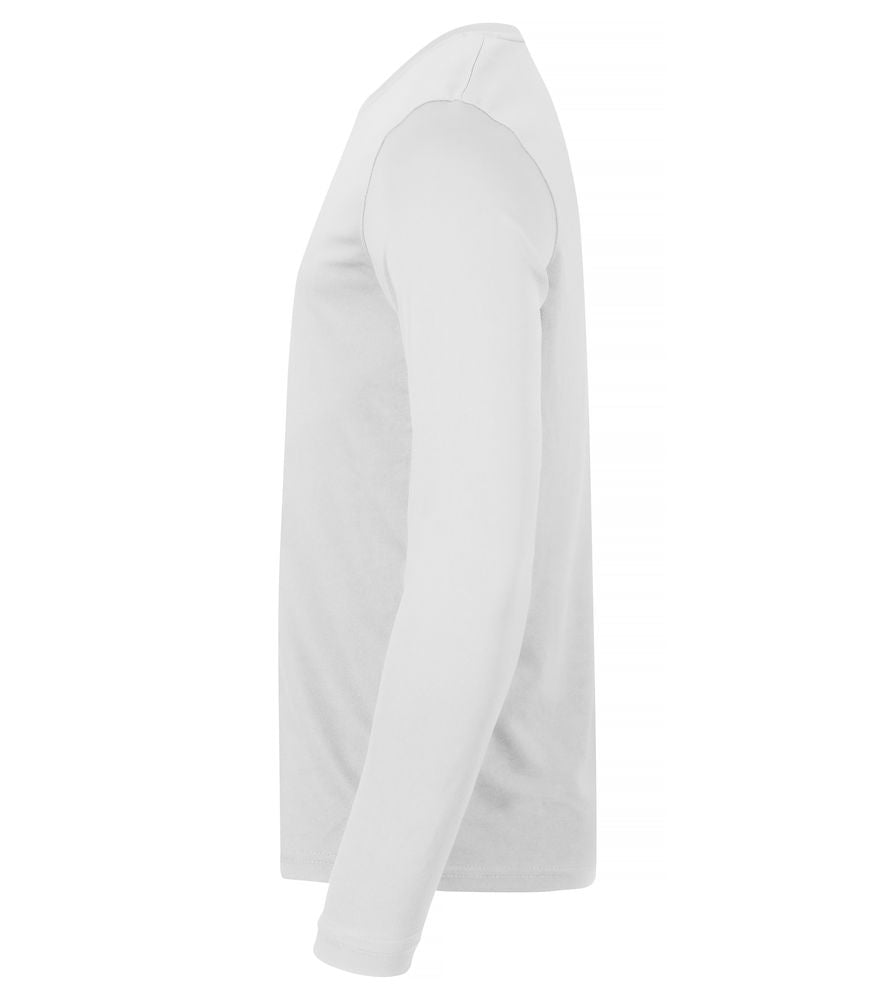 Basic Active-T LS - Herrer - Hvid - Clique 029040 - Modekompagniet.dk