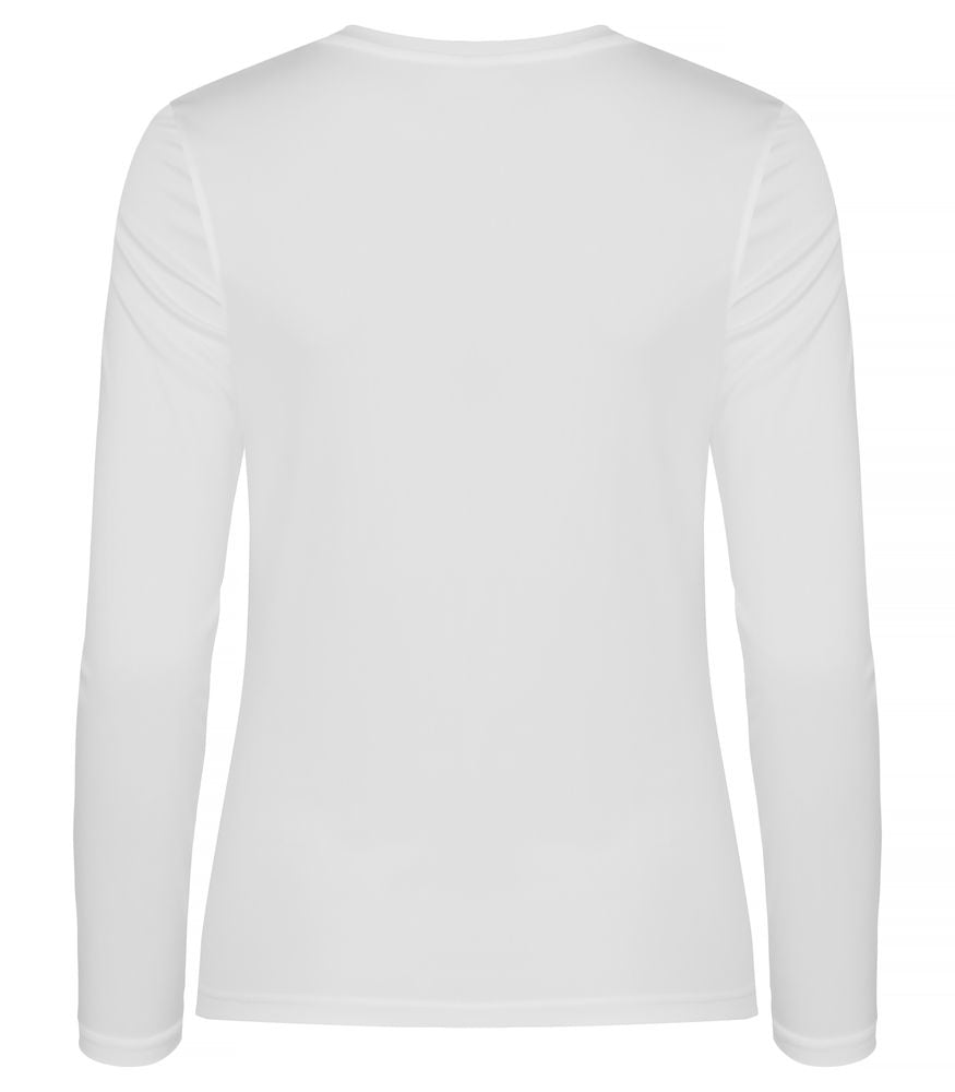 Basic Active-T LS - Kvinder - Hvid - Clique 029041 - Modekompagniet.dk