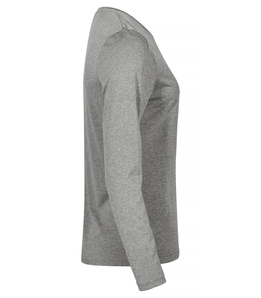 Basic Active-T LS - Kvinder - Grå - Clique 029041 - Modekompagniet.dk