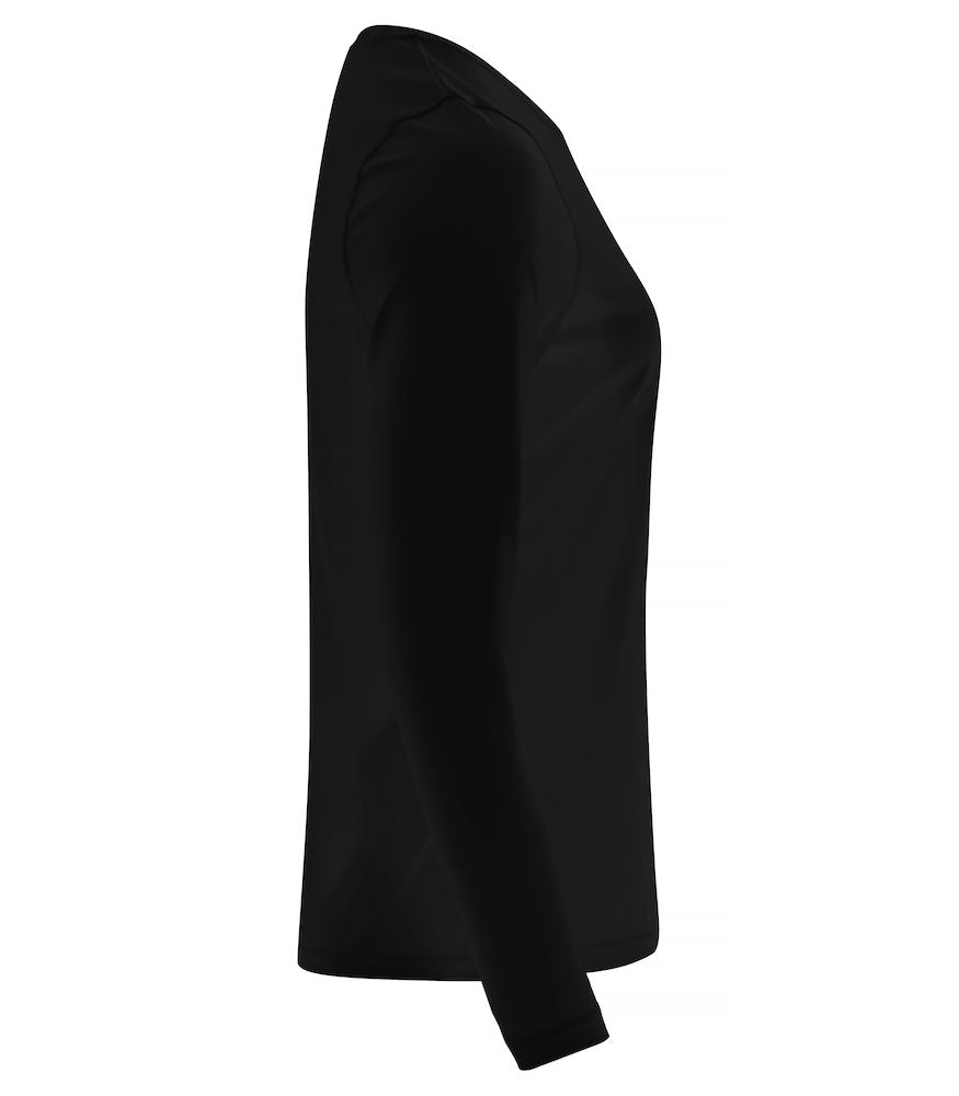 Basic Active-T LS - Kvinder - Sort - Clique 029041 - Modekompagniet.dk