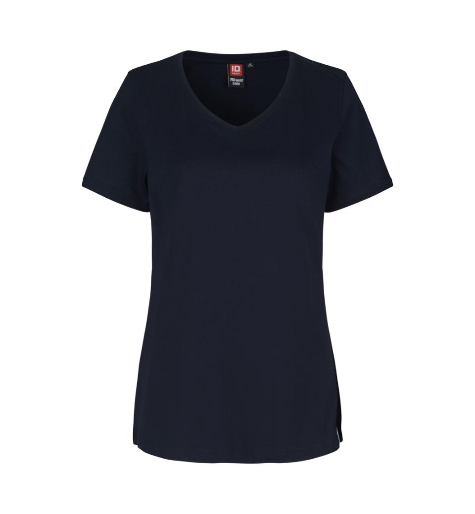 PRO wear CARE V-hals T-shirt - Dame - Navy - ID 0373 - Modekompagniet.dk