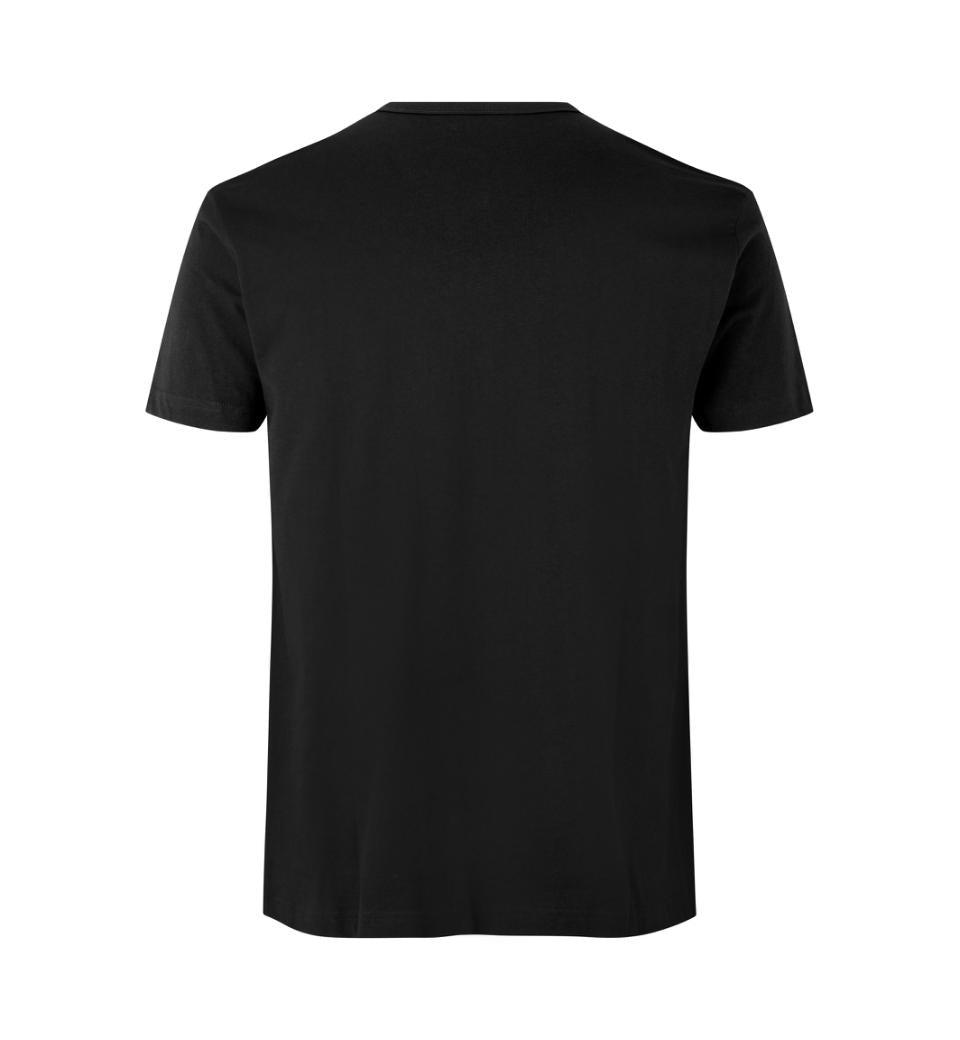T-TIME® T-shirt med v-hals - Herre - Sort - ID 0514 - Modekompagniet.dk