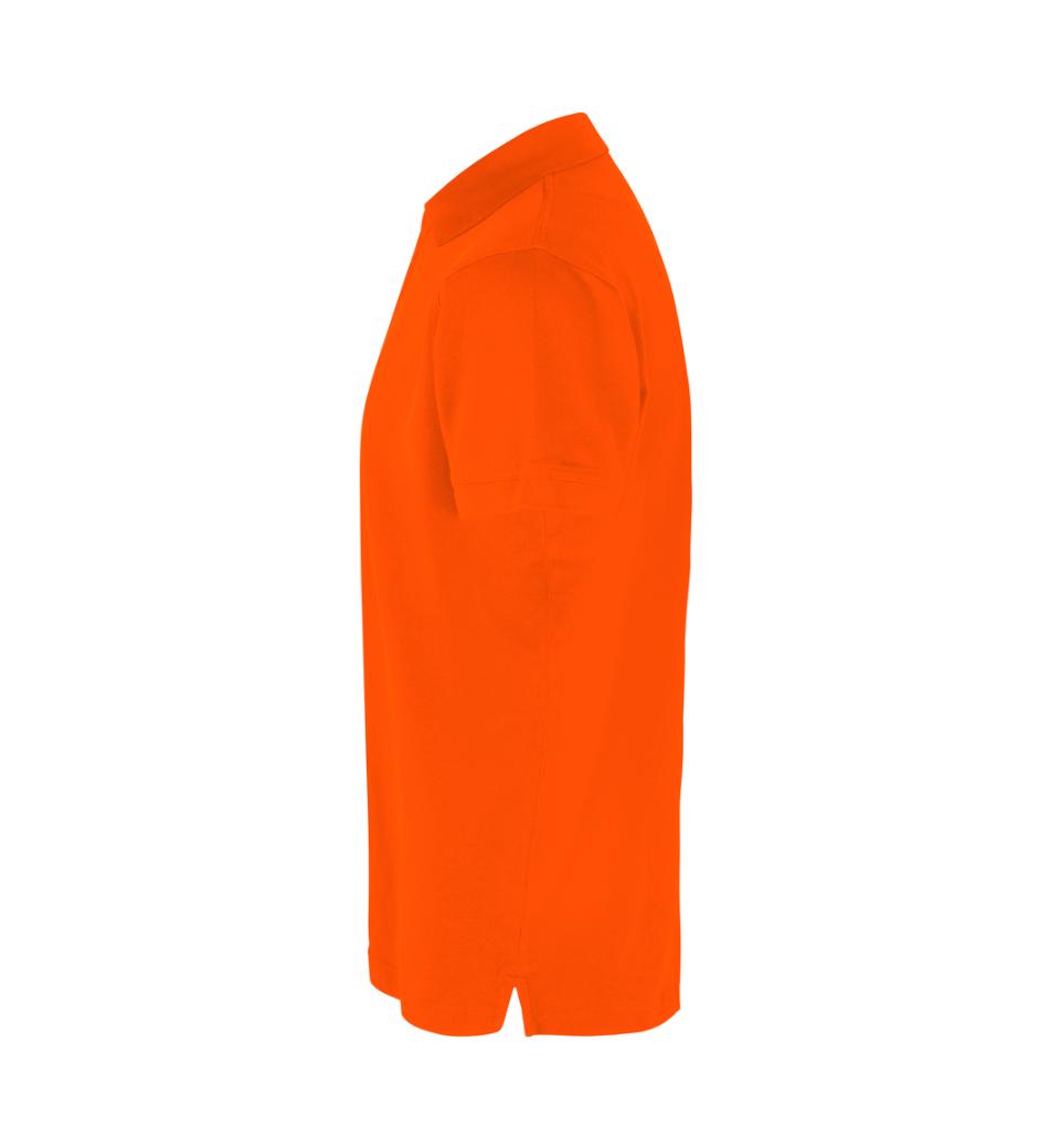 Stretch Poloshirt - Herre - Orange - ID 0525 - Modekompagniet.dk