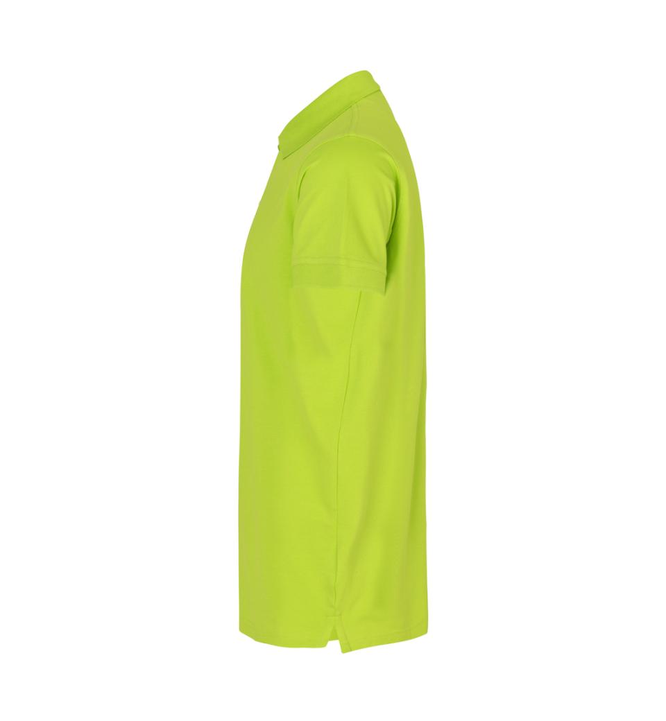 Stretch Poloshirt - Herre - Lime - ID 0525 - Modekompagniet.dk