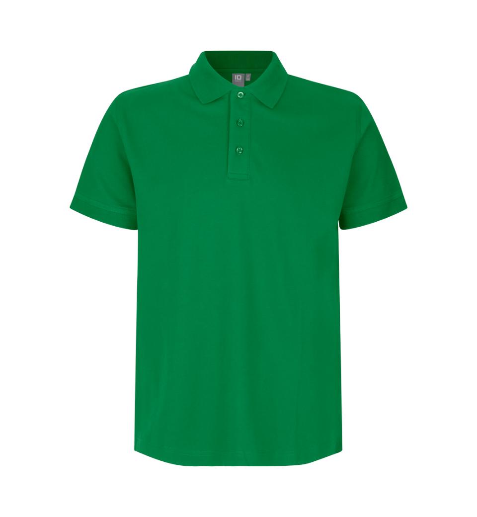 Stretch Poloshirt - Herre - Grøn - ID 0525 - Modekompagniet.dk