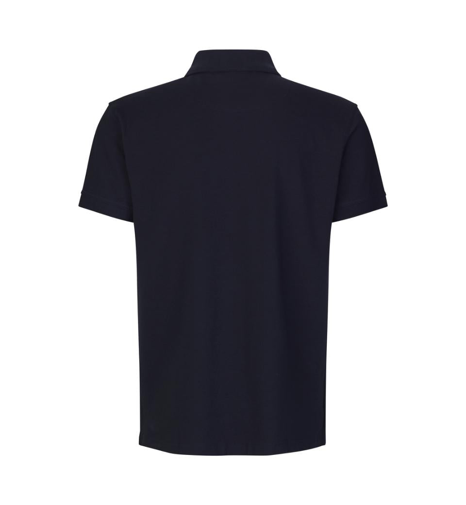 Stretch Poloshirt - Herre - Navy - ID 0525 - Modekompagniet.dk