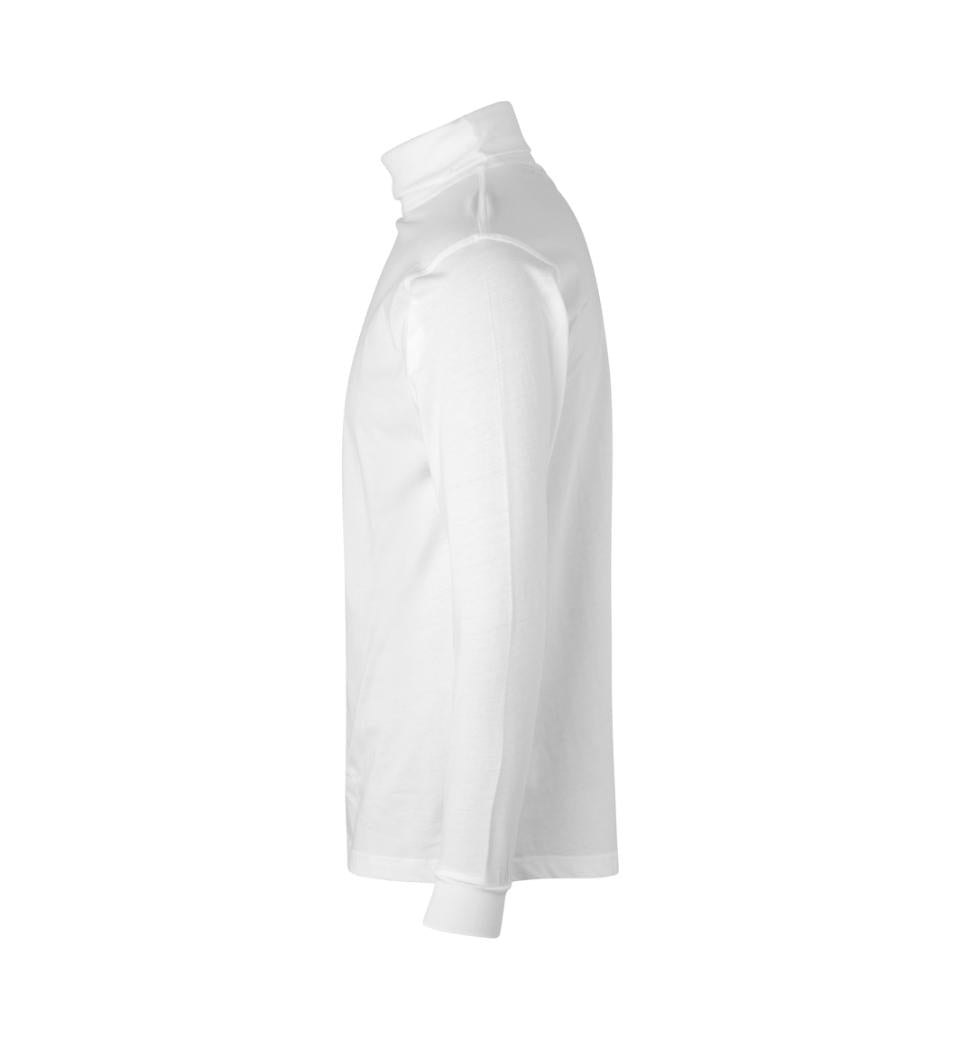 ID T-Time rullekrave med lange ærmer - Hvid - ID0546 - Modekompagniet.dk