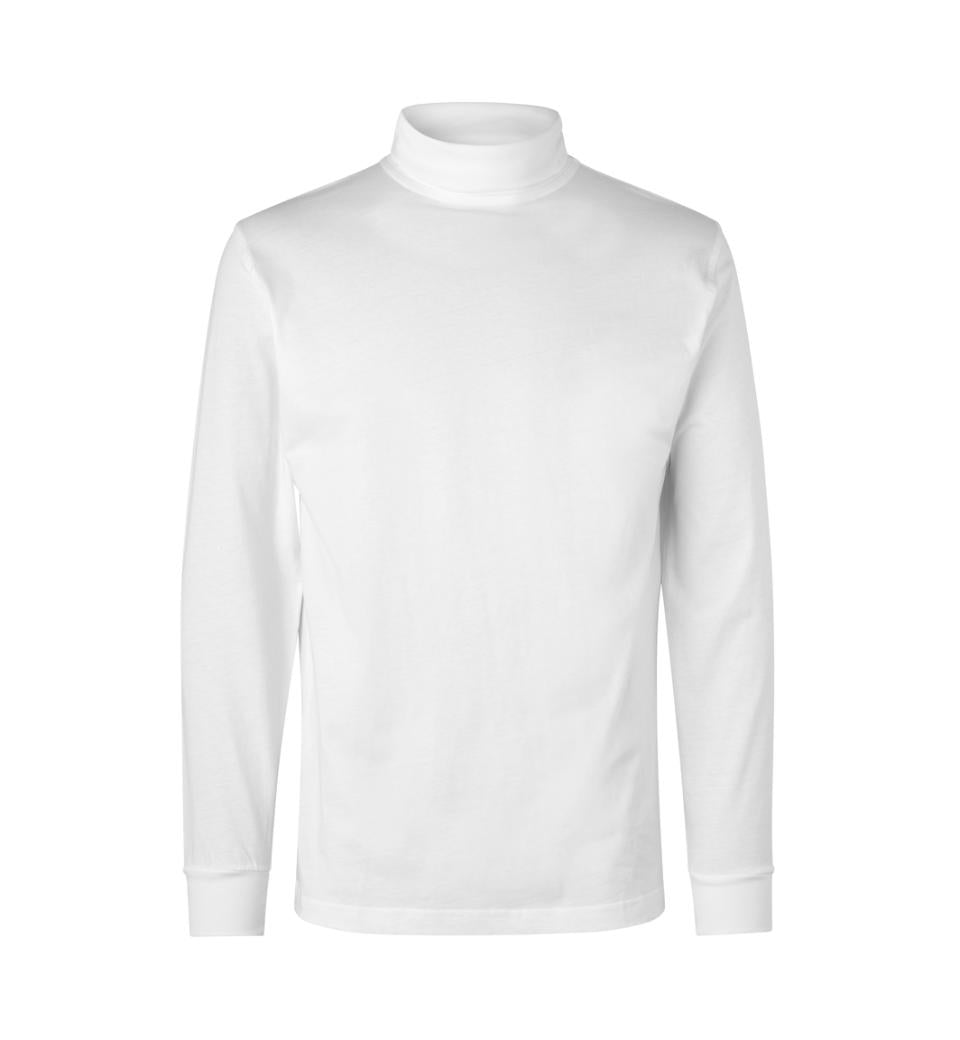 Luksus Rullekrave i stretch materiale - Hvid - ST400 - Modekompagniet.dk