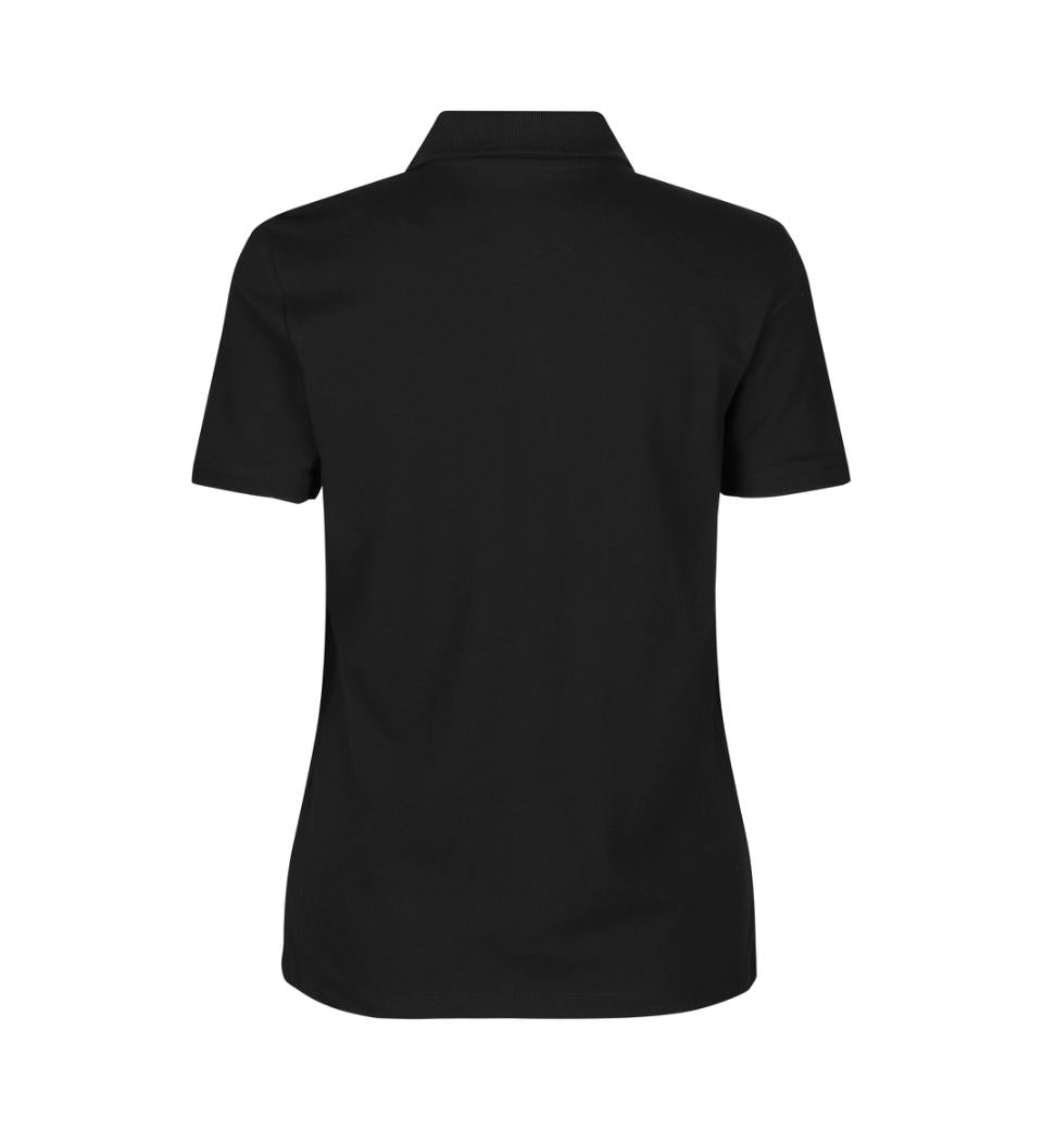 Økologisk Poloshirt - Dame - Sort - ID 0587 - Modekompagniet.dk