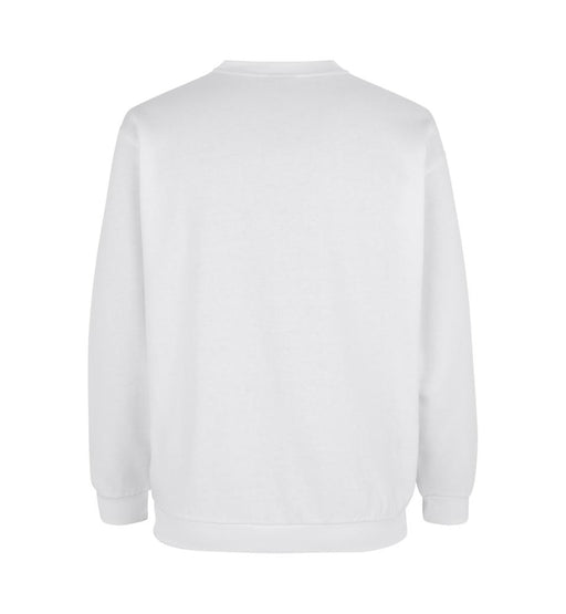 Klassisk sweatshirt - Unisex - Hvid - ID600 - Modekompagniet.dk