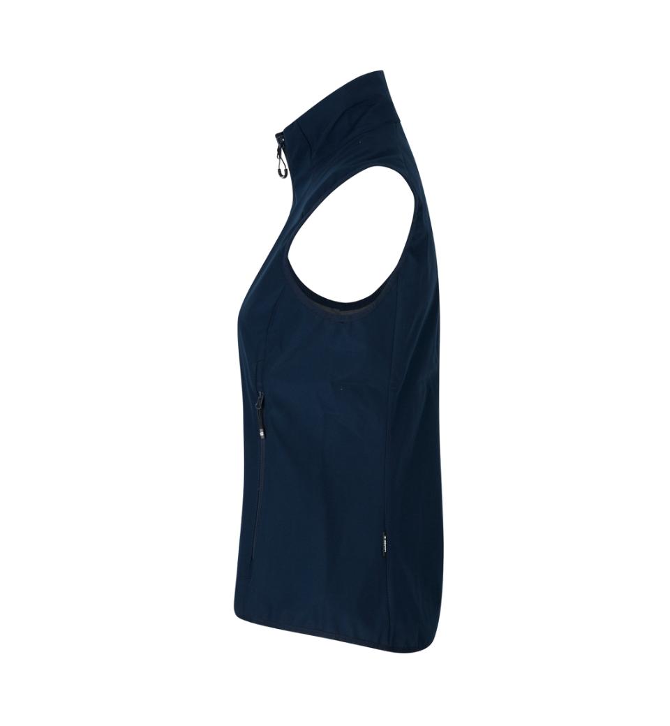 Funktionel Softshell Vest - Dame - Navy - ID 0825 - Modekompagniet.dk