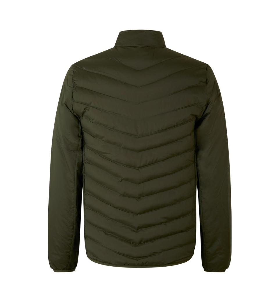 Padded Stretch Jakke - Herre - Oliven - ID 0896 - Modekompagniet.dk