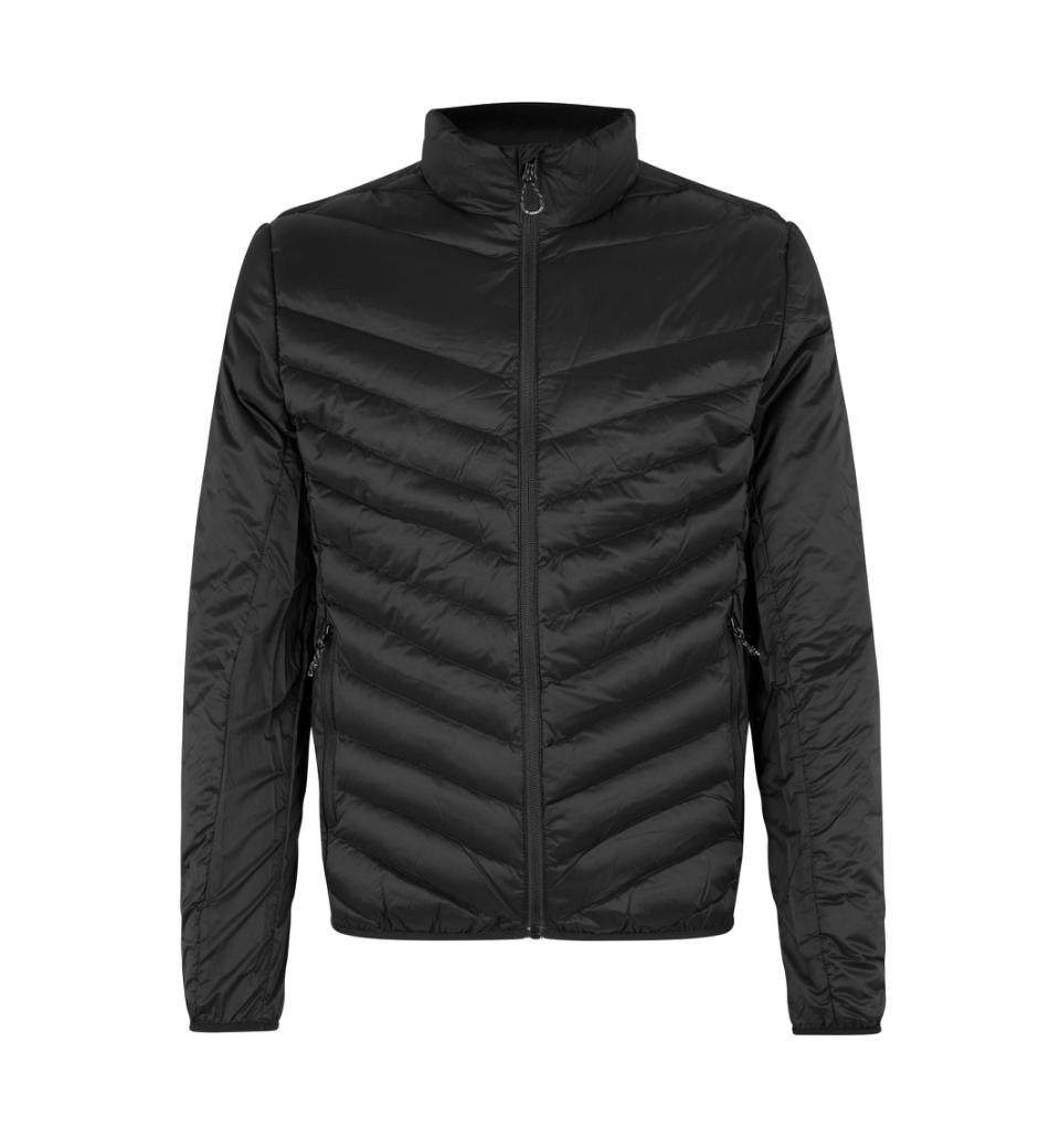 Padded Stretch Jakke - Herre - Sort - ID 0896 - Modekompagniet.dk