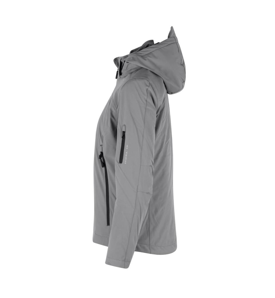 Vinter Softshell Jakke - Dame - Grå - ID 0899 - Modekompagniet.dk