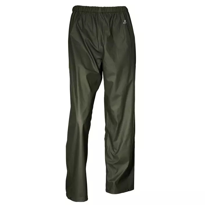 Elka Dry Zone PU regnbukser, Olivengrøn - 022400 - Modekompagniet.dk