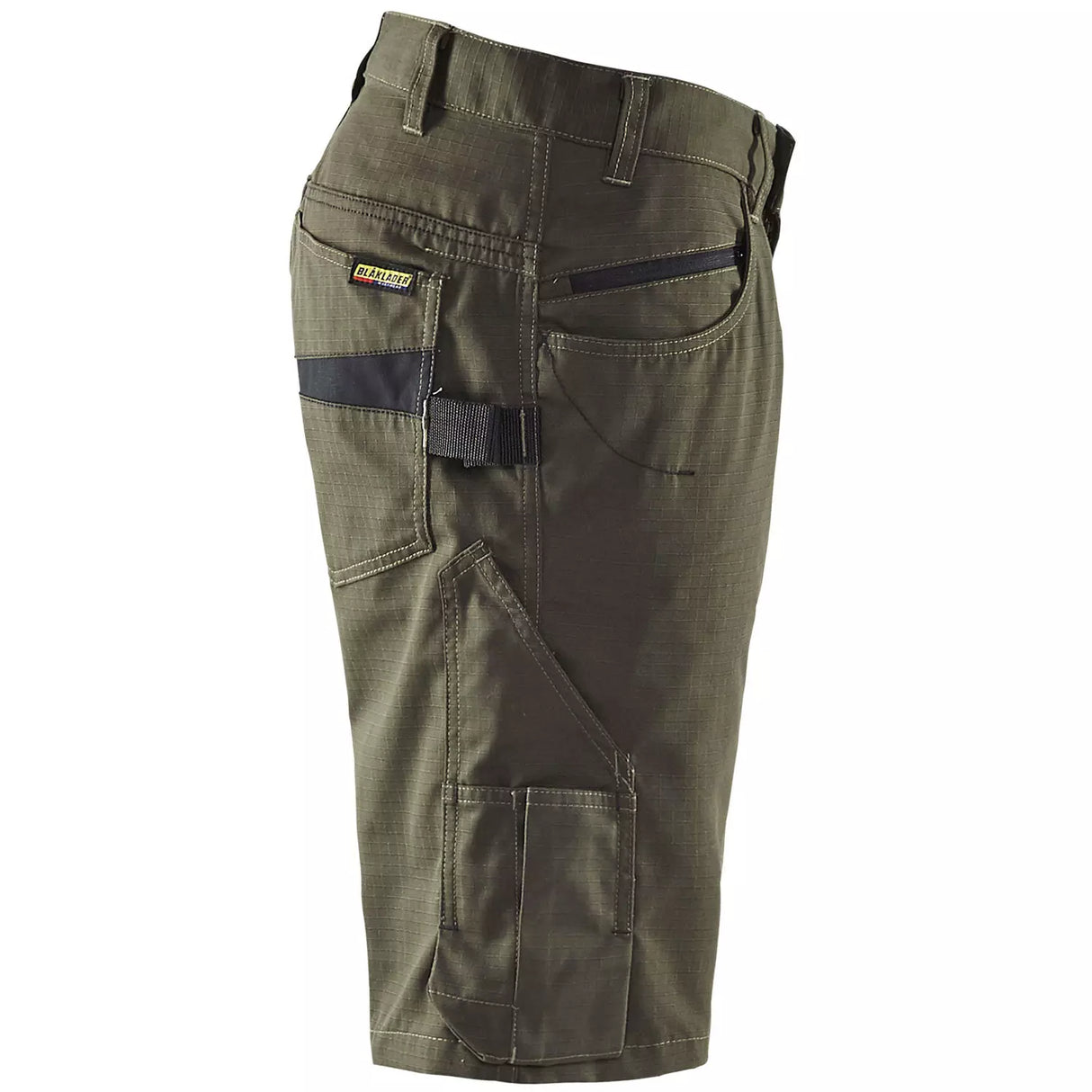 Unite arbejdsshorts, Herre, Olivengrøn/Sort - Blåkläder 1499