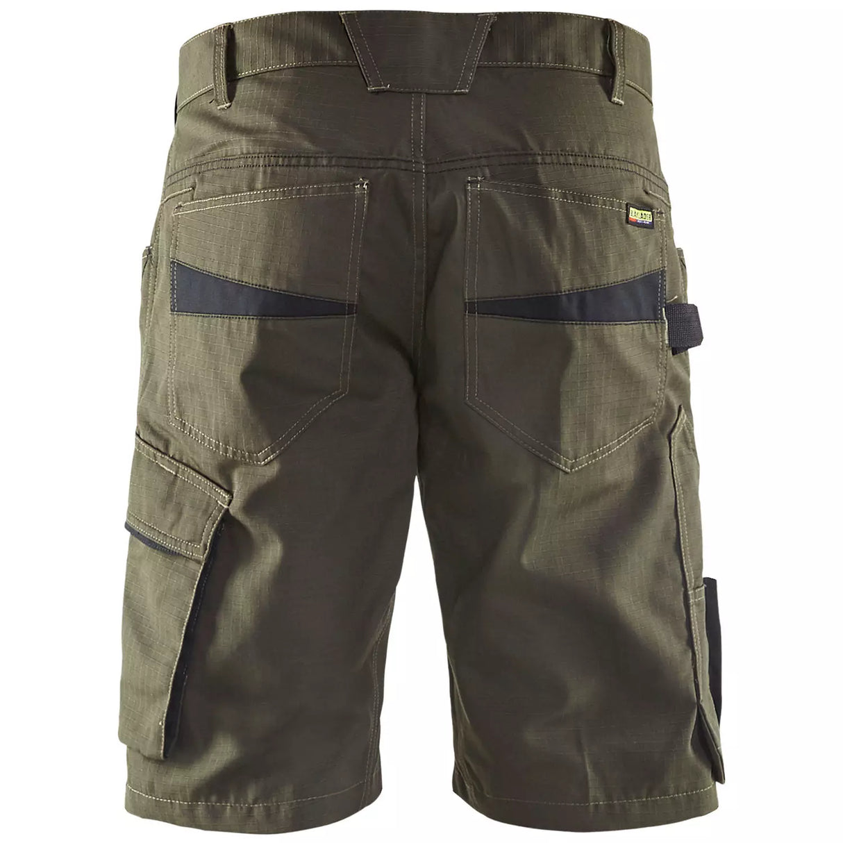 Unite arbejdsshorts, Herre, Olivengrøn/Sort - Blåkläder 1499