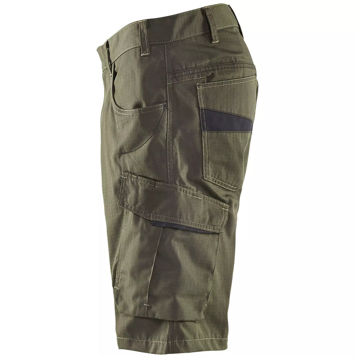 Unite arbejdsshorts, Herre, Olivengrøn/Sort - Blåkläder 1499