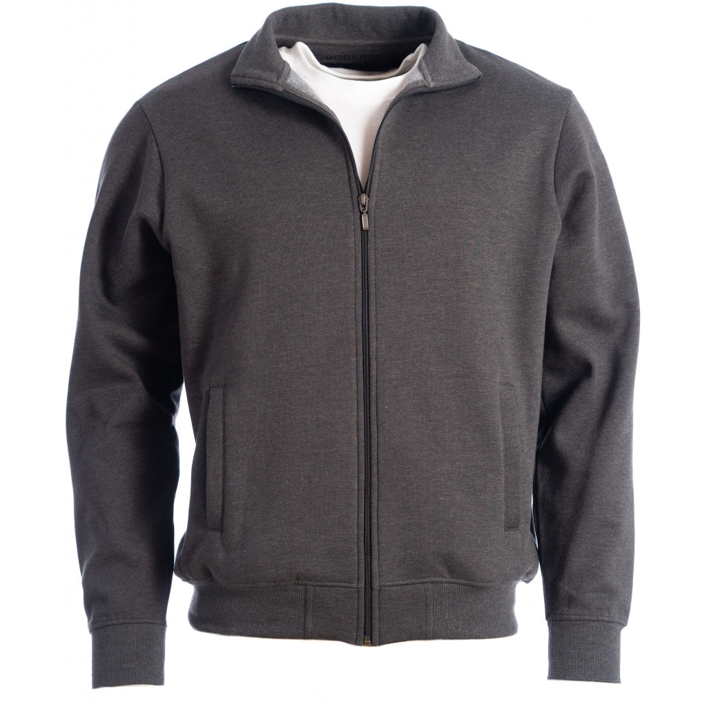 LIKO Cardigan med lynlås - Herre - Grå - Roberto Jeans 70097 - Modekompagniet.dk