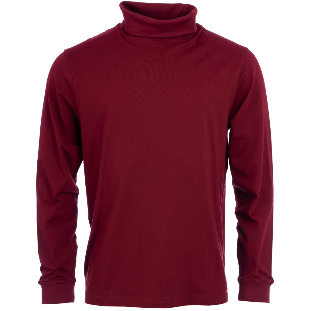 Langærmet rullekrave XS / Bordeaux Roberto Jeans - Modekompagniet.dk