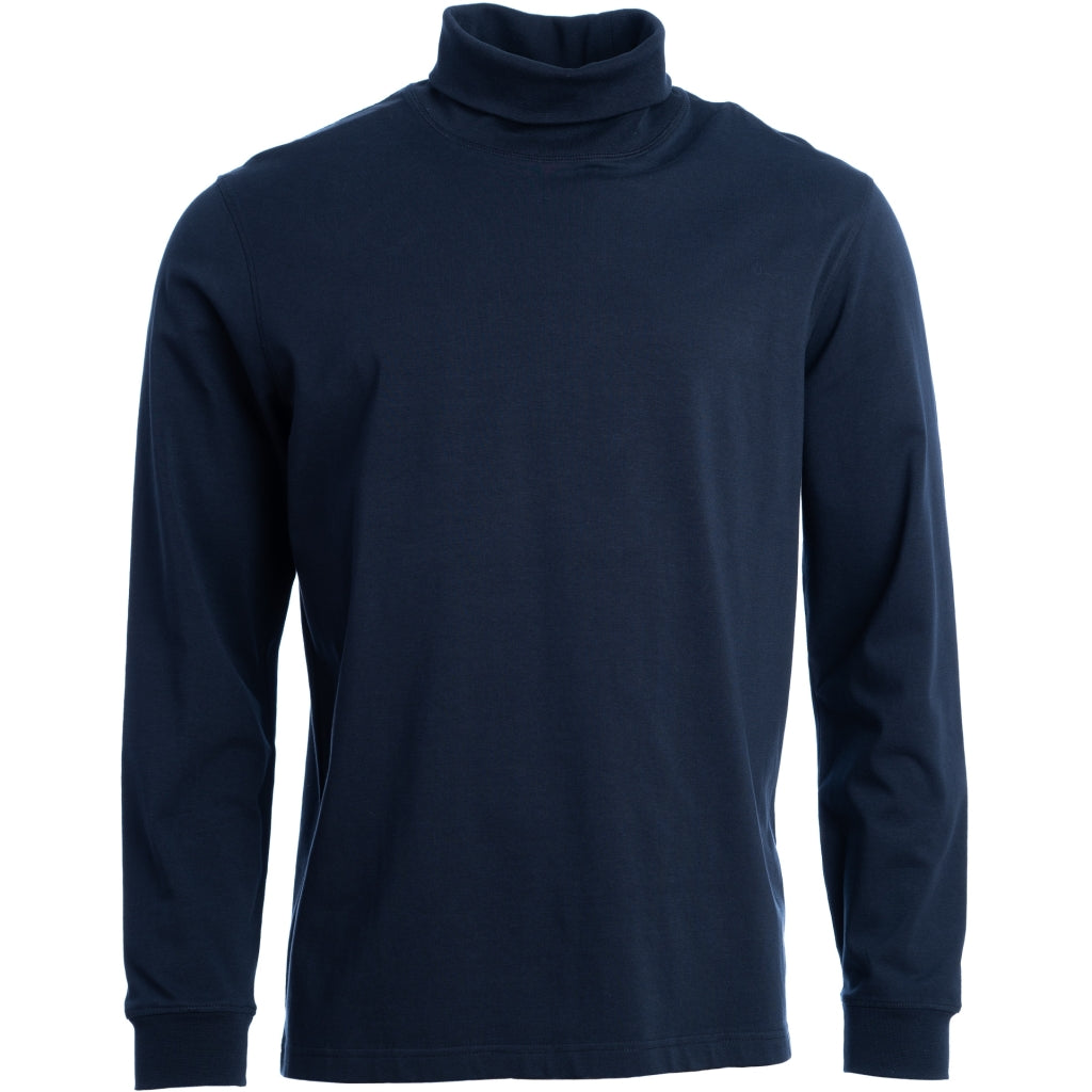 Luksus Rullekrave i stretch materiale - Navy blå - ST400 - Modekompagniet.dk