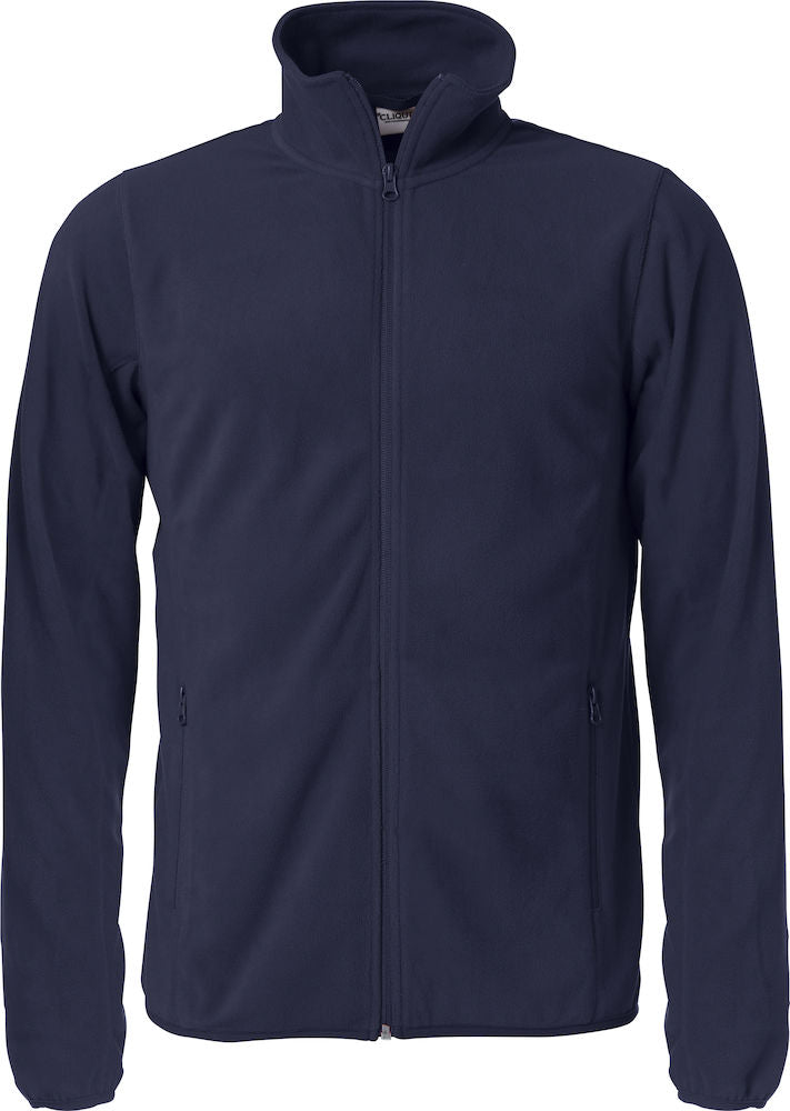 Basic Micro Fleece Jakke - Marine Blå - Clique 023914 - Modekompagniet.dk