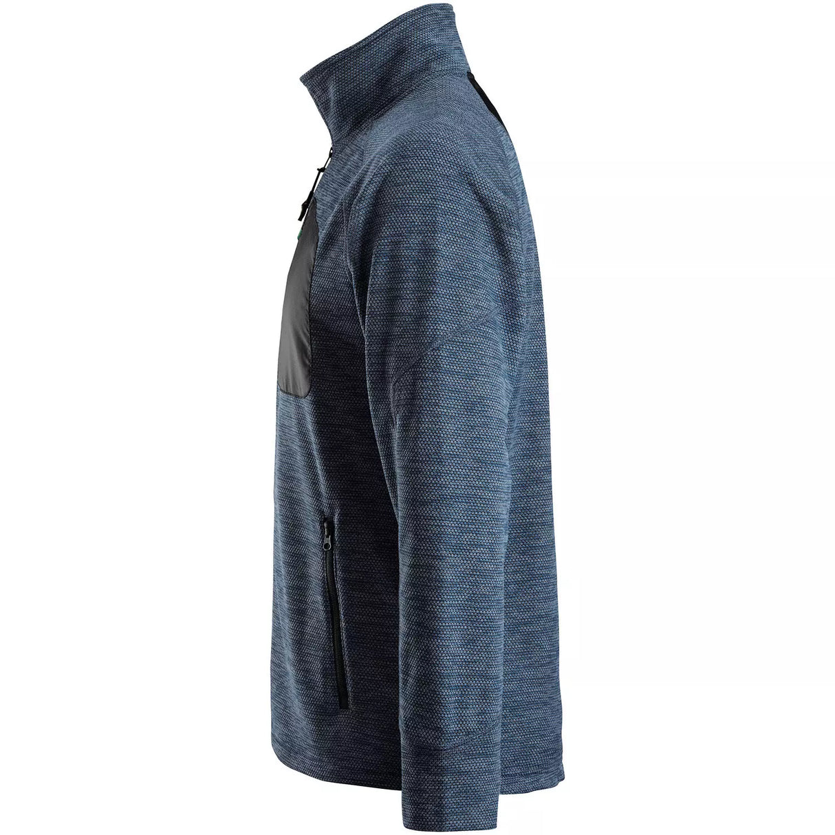 Snickers 8042 FlexiWork fleecejakke, Navy/Sort - Modekompagniet.dk