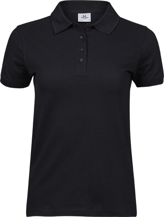 Heavy polo - Dame - Sort - Style 1401 - Modekompagniet.dk