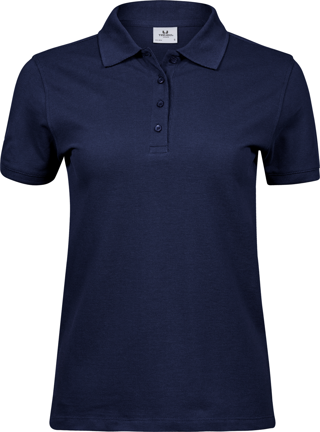 Heavy polo - Dame - Navy - Style 1401 - Modekompagniet.dk