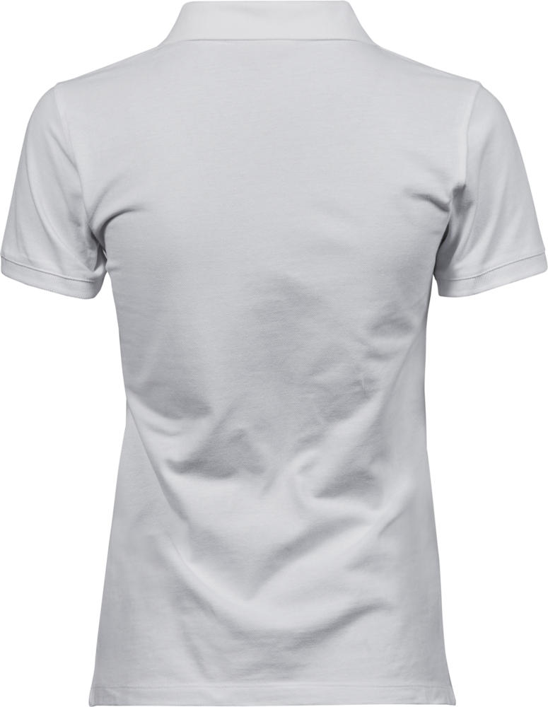 Heavy polo - Dame - Hvid - Style 1401 - Modekompagniet.dk