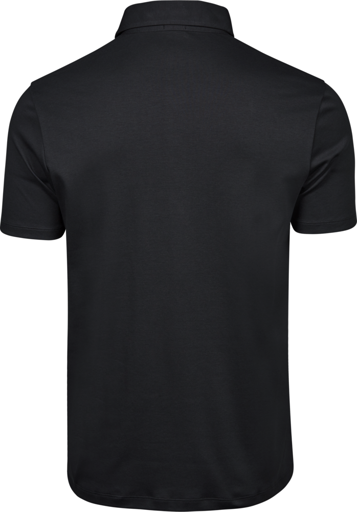 Luxury Interlock Polo - Herre - Sort - Style 1440 - Modekompagniet.dk