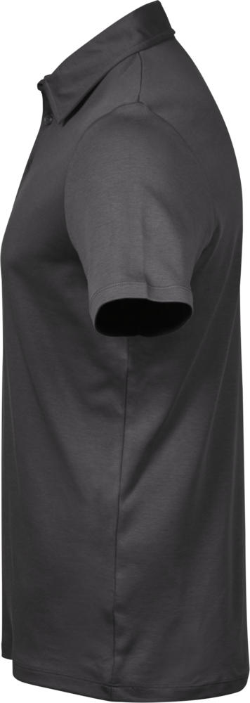 Luxury Interlock Polo - Herre - Grå - Style 1440 - Modekompagniet.dk