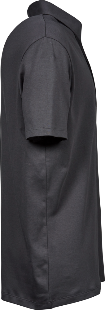 Luxury Interlock Polo - Herre - Grå - Style 1440 - Modekompagniet.dk