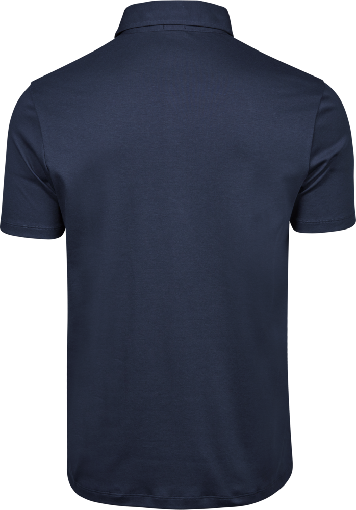 Luxury Interlock Polo - Herre - Navy - Style 1440 - Modekompagniet.dk