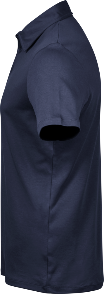 Luxury Interlock Polo - Herre - Navy - Style 1440 - Modekompagniet.dk