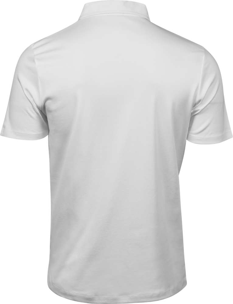 Luxury Interlock Polo - Herre - Hvid - Style 1440 - Modekompagniet.dk