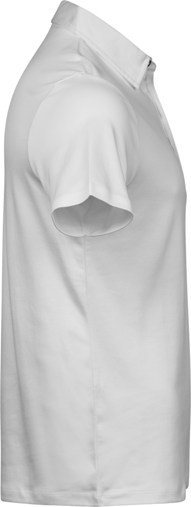 Luxury Interlock Polo - Herre - Hvid - Style 1440 - Modekompagniet.dk