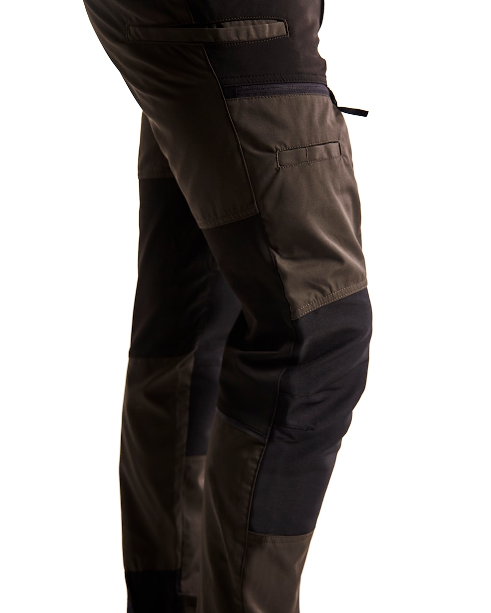 SERVICE BUKS MED STRETCH 145618454599 -Olivengrøn/Sort -blåklæder - Modekompagniet.dk