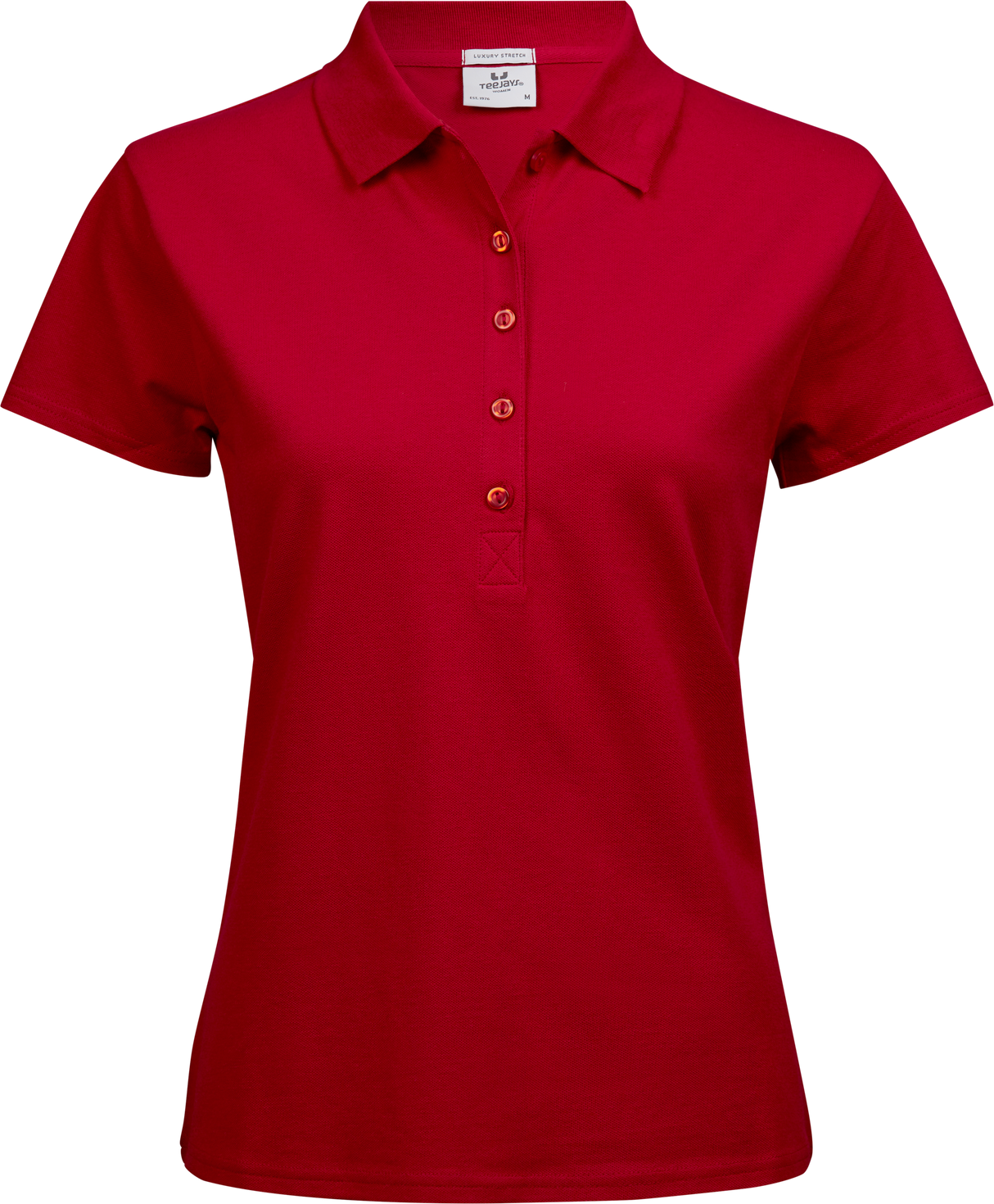 Luxury Stretch dame polo - Rød - Teejays 145