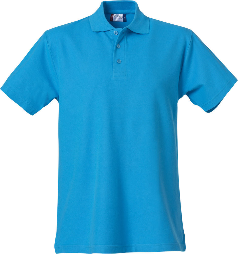 Comfort Polo - Herre - Aqua - Clique 028230 - Modekompagniet.dk