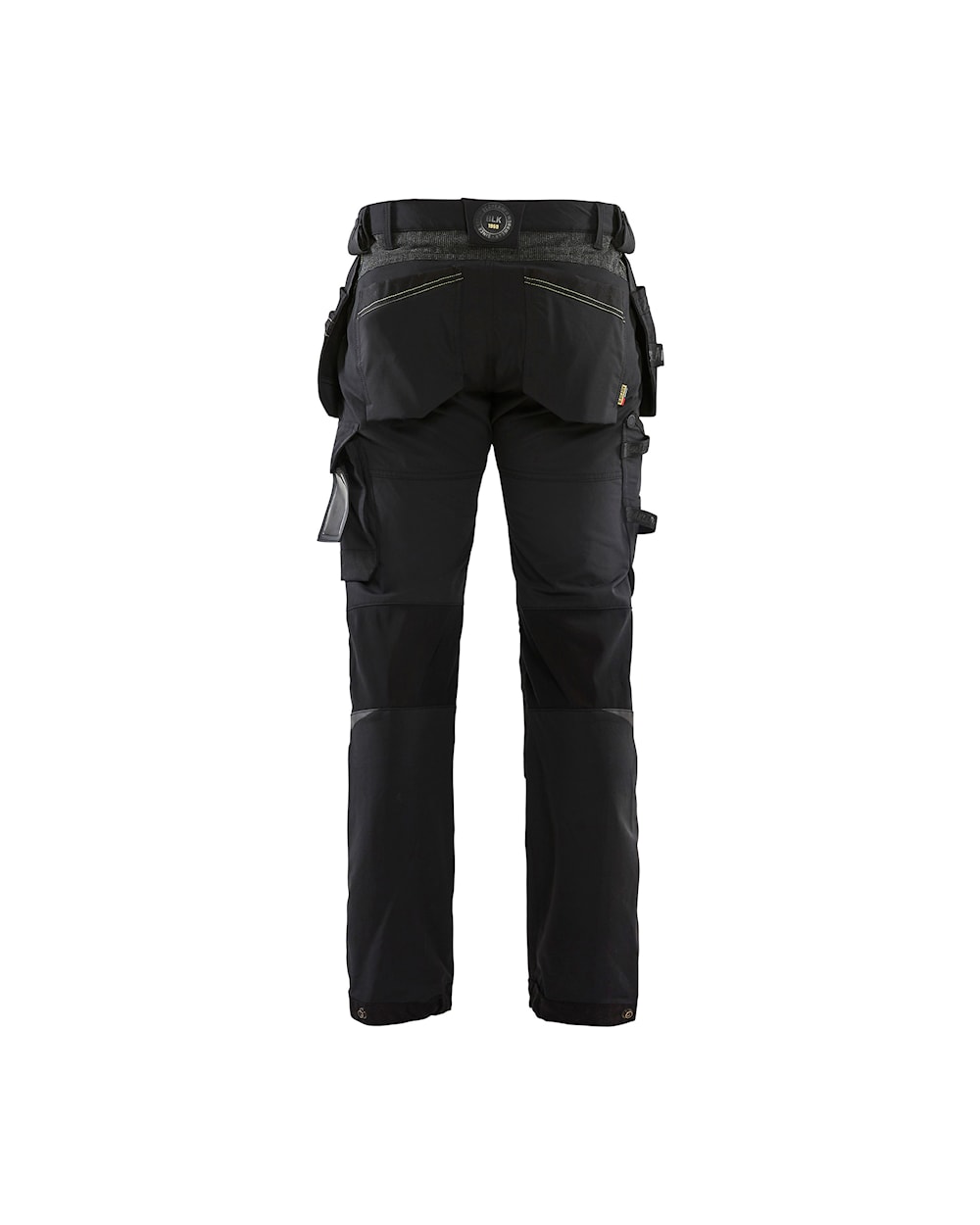 Håndværkerbukser, Herre, Sort/Gul - Blåkläder 1522-1645-9933