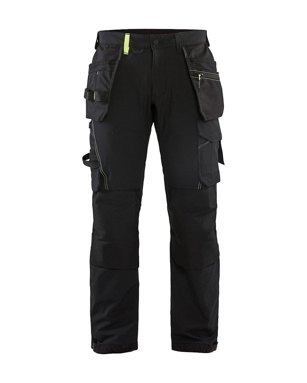Håndværkerbukser, Herre, Sort/Gul - Blåkläder 1522-1645-9933