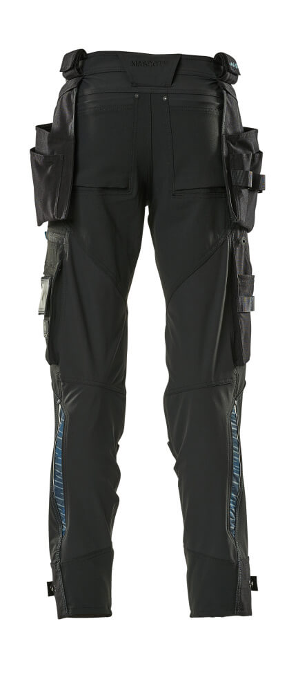 ULTIMATE STRETCH ARBRJDSBUKSER - Sort - Mascot 17031-311-09 - Modekompagniet.dk