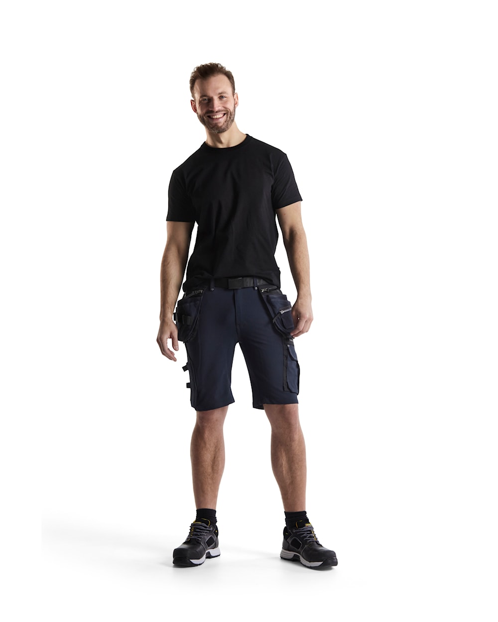 Blåkläder X1900 håndværkershorts full stretch, Mørk Marineblå/Sort 198816448699