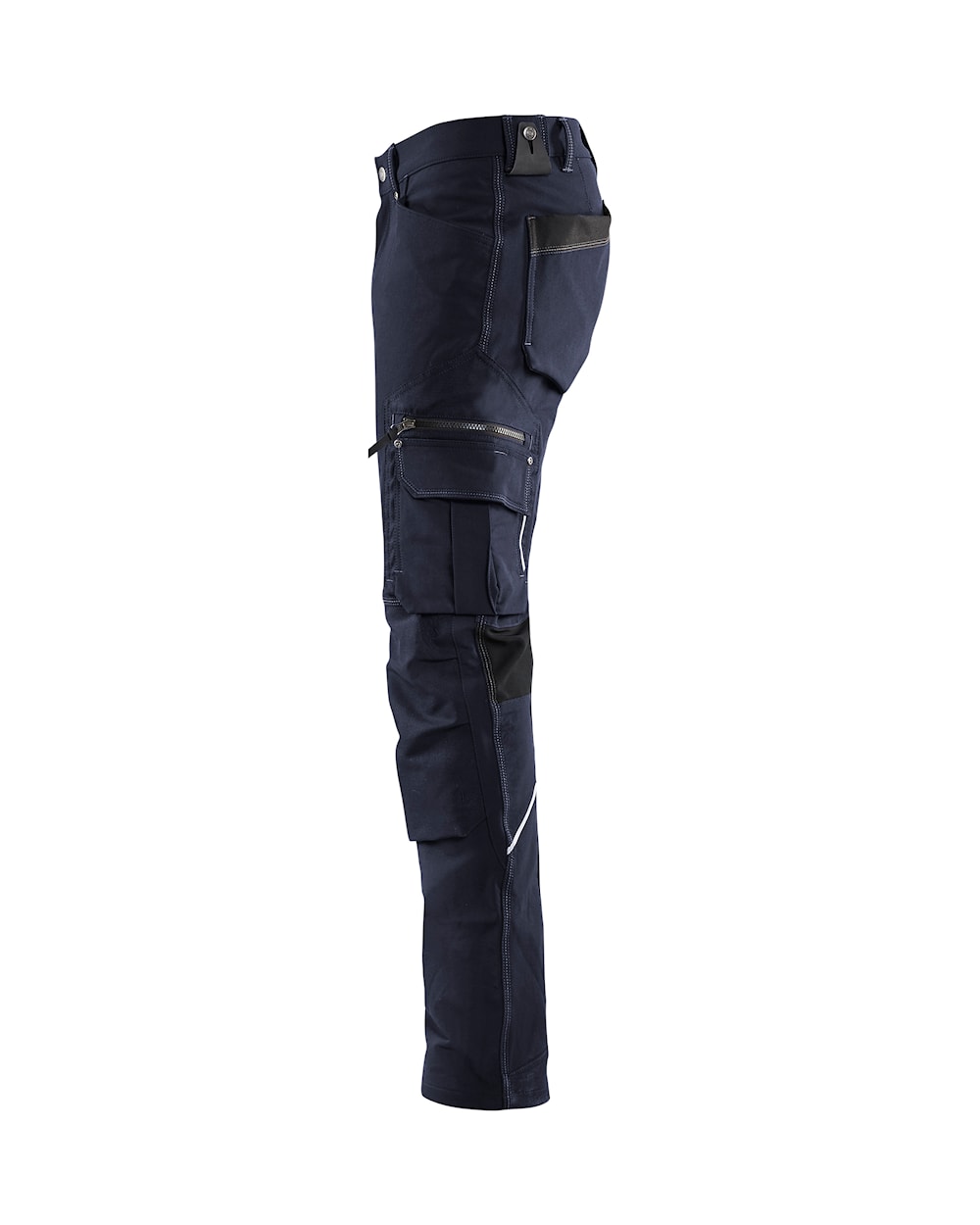 HÅNDVÆRKER BUKS 4-VEJS STRETCH X1900 - Mørke Marineblå/Sort - Blåklæder - Modekompagniet.dk