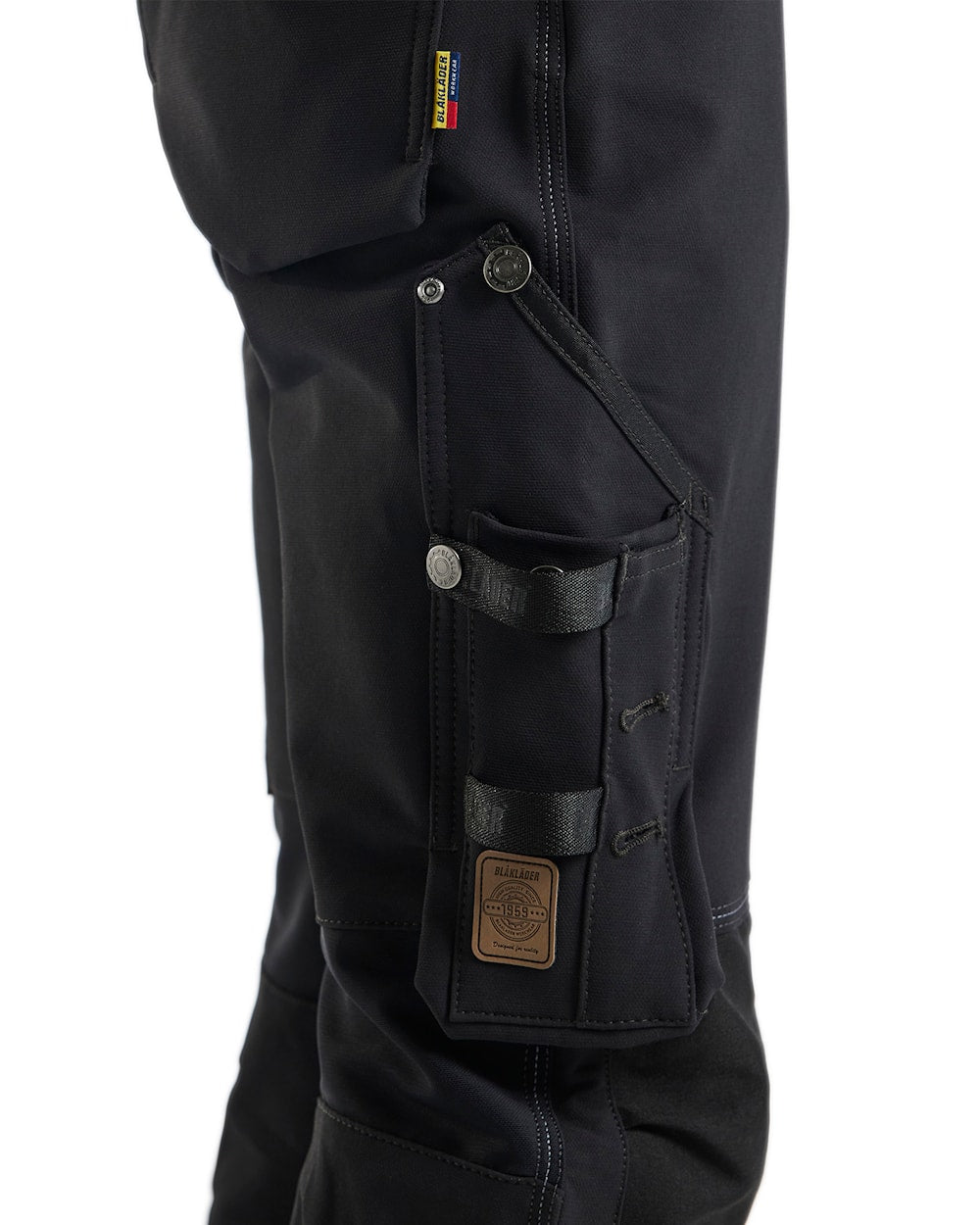 HÅNDVÆRKER BUKS 4-VEJS STRETCH X1900 - Sort - Blåklæder - Modekompagniet.dk