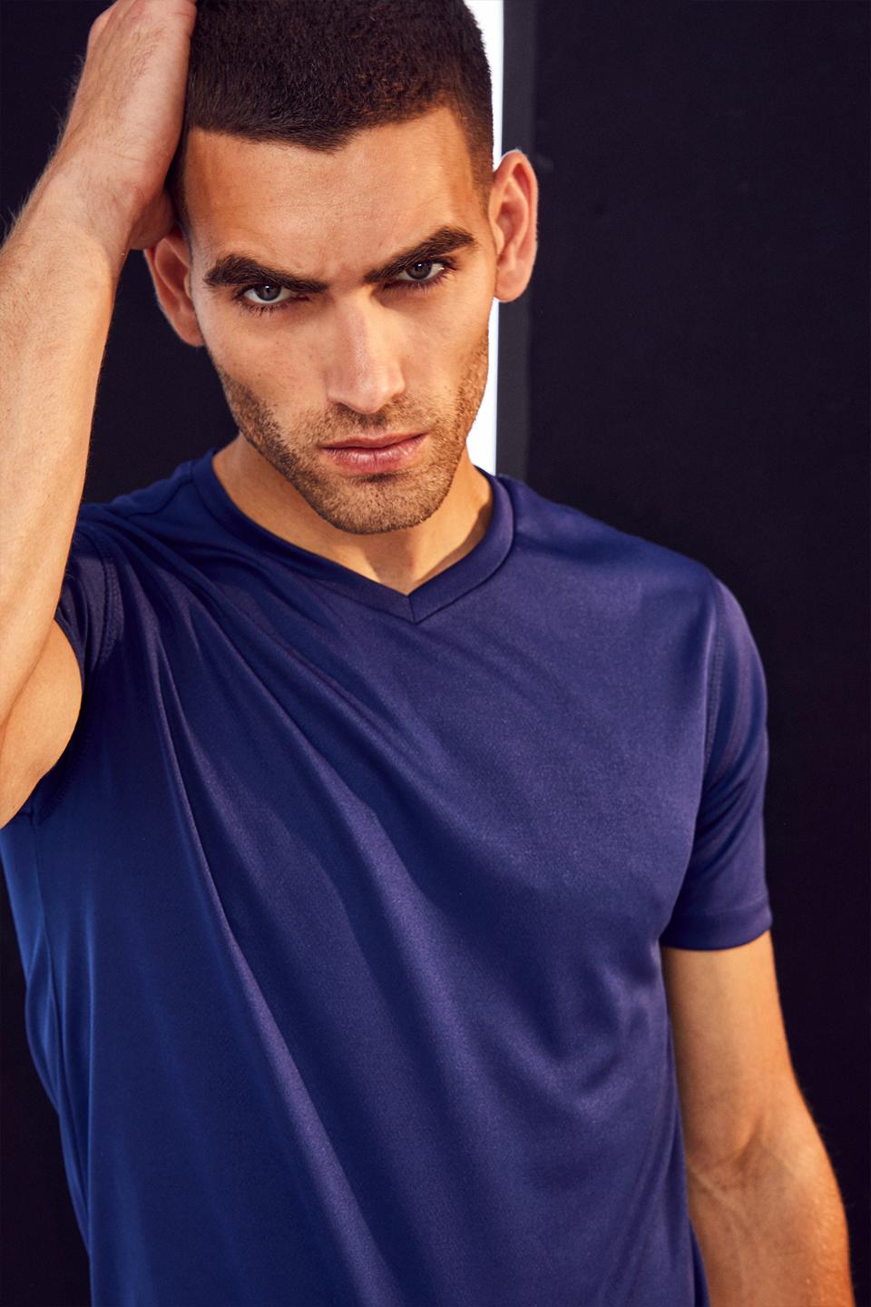 ID Yes Active T-shirt - Navy - ID 2030 - Modekompagniet.dk