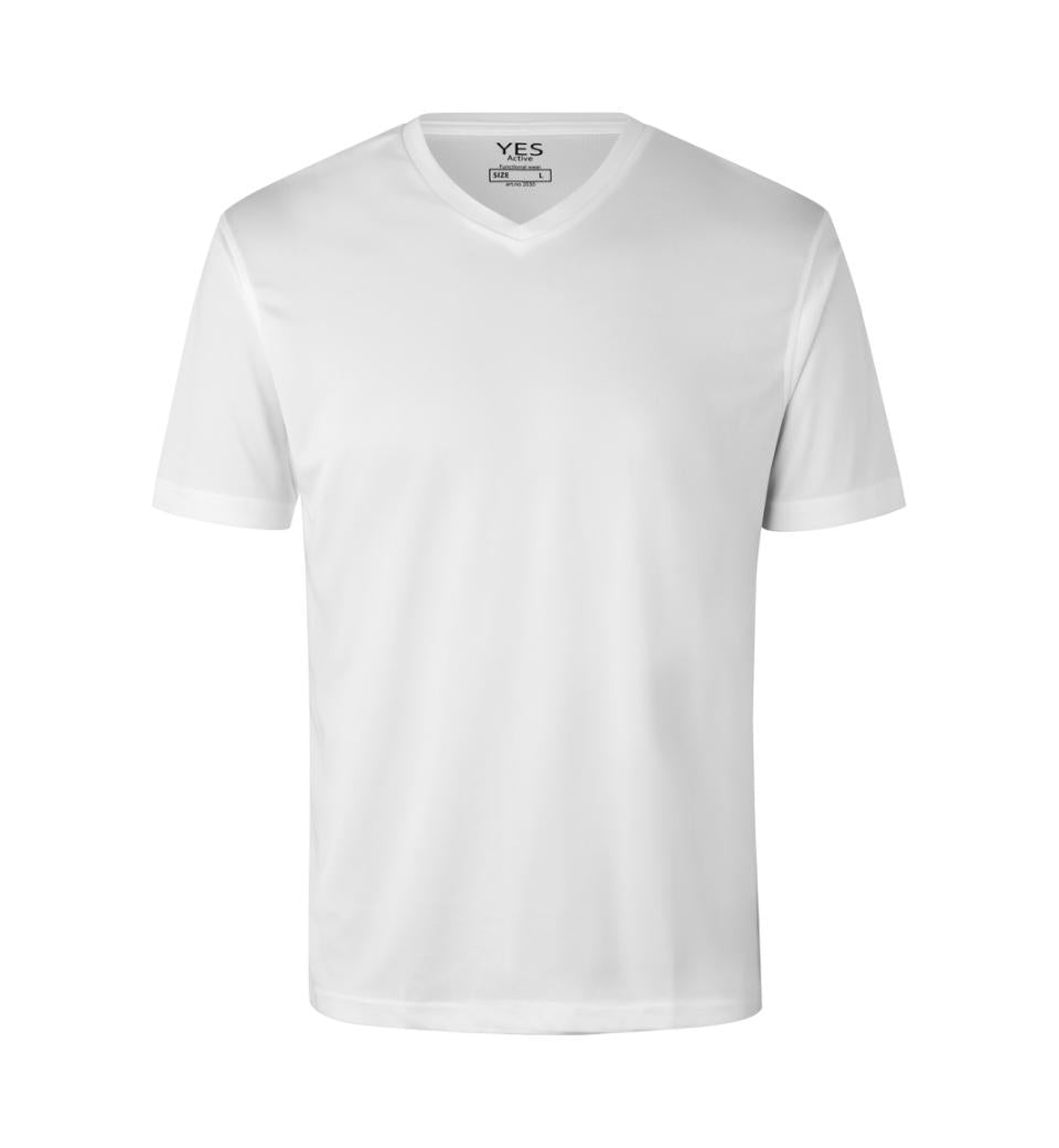 ID Yes Active T-shirt - Hvid - ID 2030 - Modekompagniet.dk