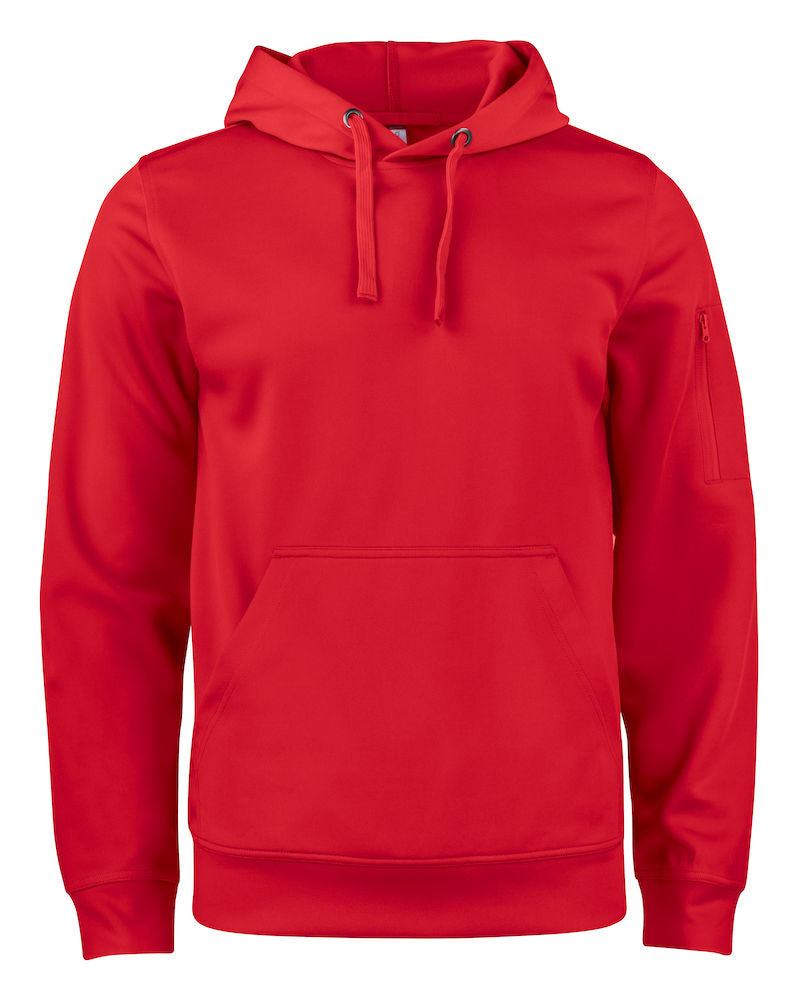 Basic Active Hoody - Rød - Clique 021011 - Modekompagniet.dk
