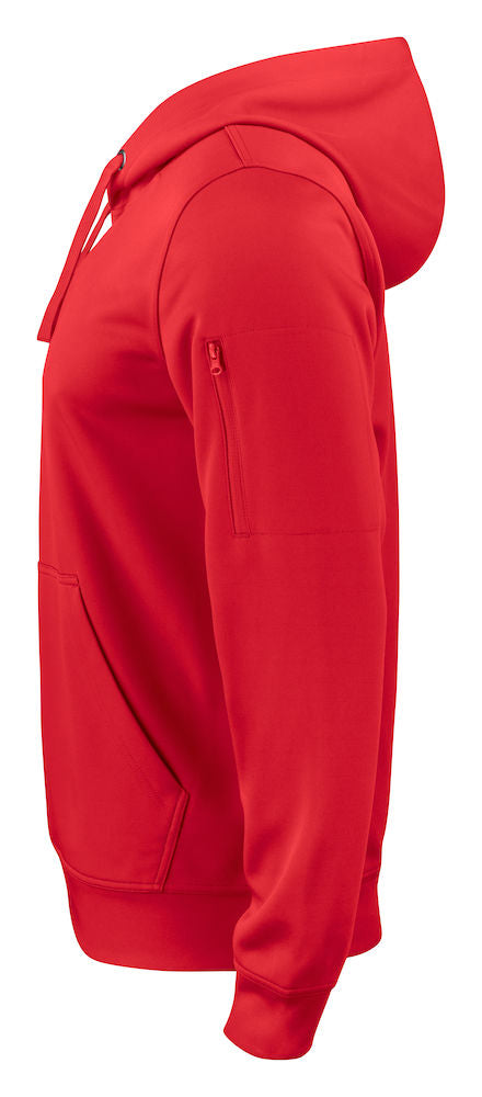 Basic Active Hoody - Rød - Clique 021011 - Modekompagniet.dk
